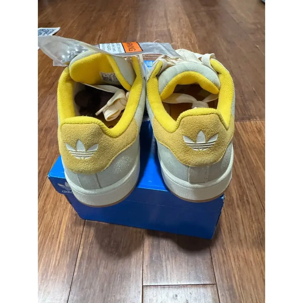 NWT Adidas Campus 00s Warm Vanilla Aurora Ruby Beige Yellow Sneaker Men 8